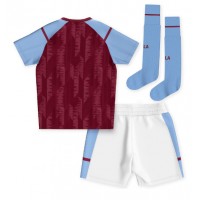 Aston Villa Hemmadräkt Barn 2023-24 Kortärmad (+ Korta byxor)